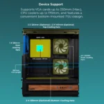 ZEBRONICS Zeb-Cryo Gaming Cabinet Black