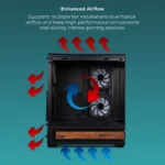 ZEBRONICS Zeb-Cryo Gaming Cabinet Black