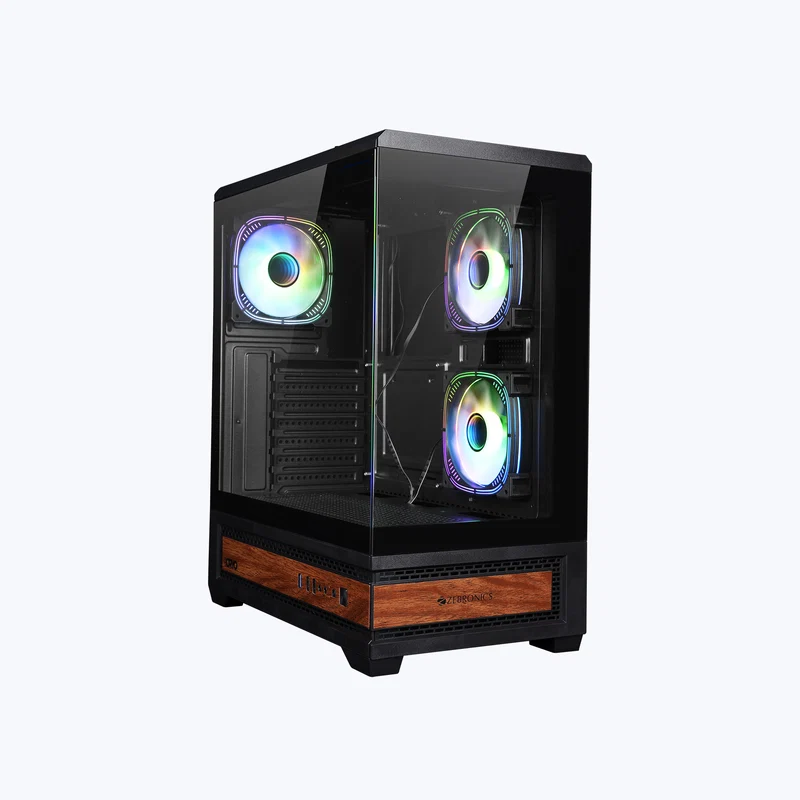 ZEBRONICS Zeb-Cryo Gaming Cabinet Black