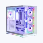 ZEBRONICS Zeb-Drakon 10 Premium Gaming Cabinet White