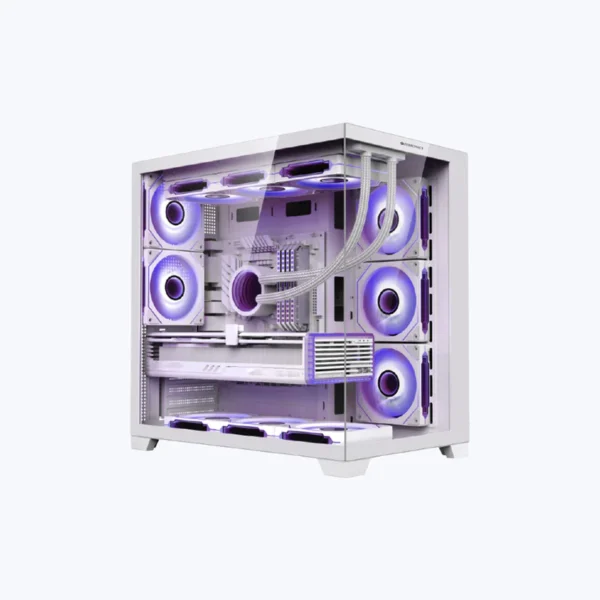 ZEBRONICS Zeb-Drakon 5 Gaming Cabinet White ZEBRONICS Zeb-Drakon 5 Gaming Cabinet White