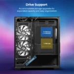 Zebronics Zeb-Xenocore 5 Gaming Cabinet – Premium PC Case Black