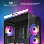 Zebronics Zeb-Xenocore 5 Gaming Cabinet – Premium PC Case Black