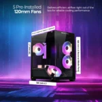 Zebronics Zeb-Xenocore 5 Gaming Cabinet – Premium PC Case Black