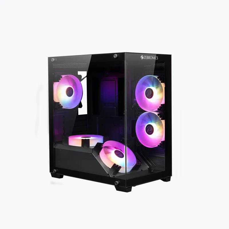 Zebronics Zeb-Xenocore 5 Gaming Cabinet – Premium PC Case Black