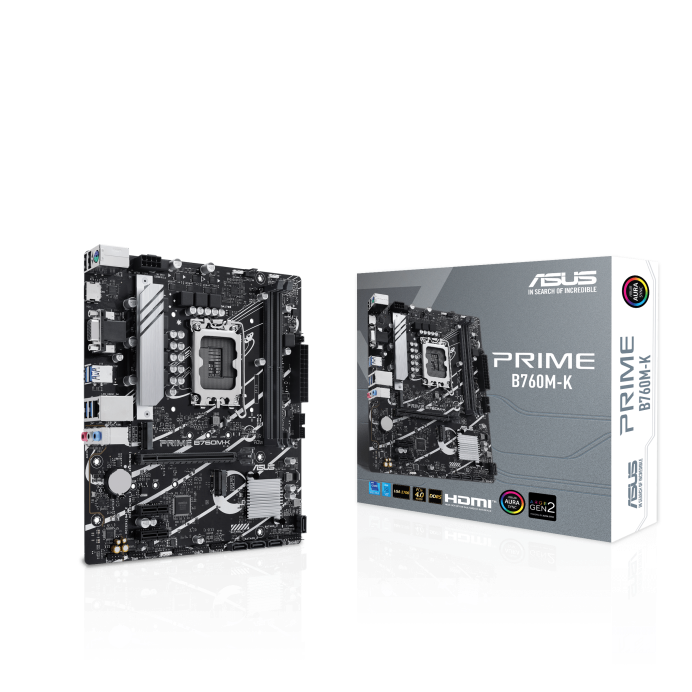 ASUS PRIME B760M-K Motherboard Intel B760 Micro-ATX DDR5