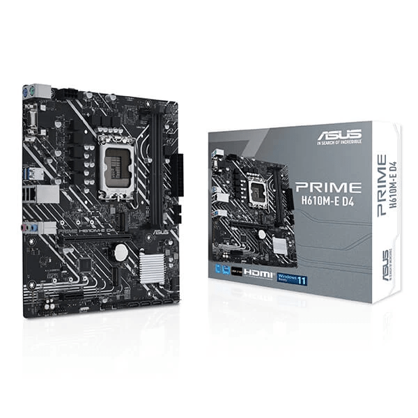 ASUS PRIME H610M-E D4 Motherboard Intel H610 Micro-ATX DDR4