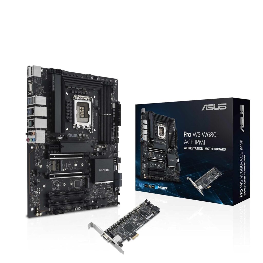 ASUS Pro WS W680-ACE IPMI ATX Workstation Motherboard