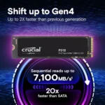 Crucial P310 1TB NVMe PCIe Gen4 M.2 SSD – High-Speed Solid State Drive Crucial P310 1TB NVMe PCIe Gen4 M.2 SSD – High-Speed Solid State Drive
