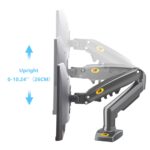 North Bayou F80 Full-Motion Monitor Desk Mount Stand – Adjustable Monitor Arm