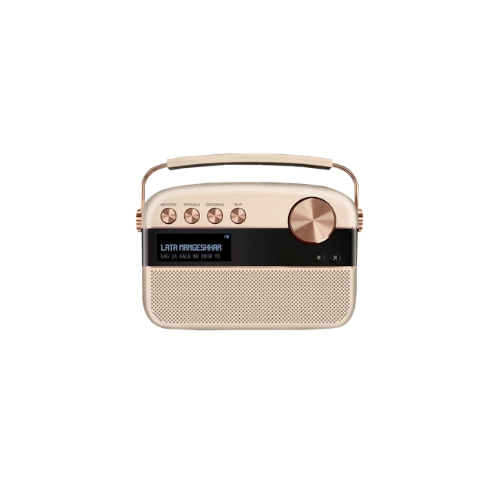Saregama Carvaan 2.0 Rose Gold – Portable Digital Music Player