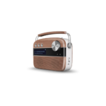 Saregama Carvaan Hindi – Oakwood Brown Portable Digital Music Player