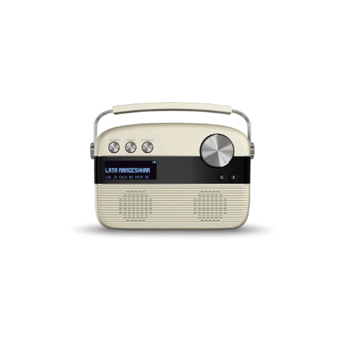 Saregama Carvaan Hindi – Porcelain White Portable Digital Music Player