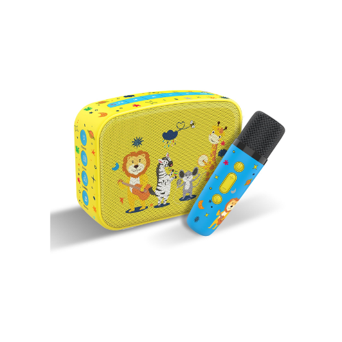 Saregama Carvaan Kids with Mic Portable Music Player & Karaoke for Children Baby Yellow