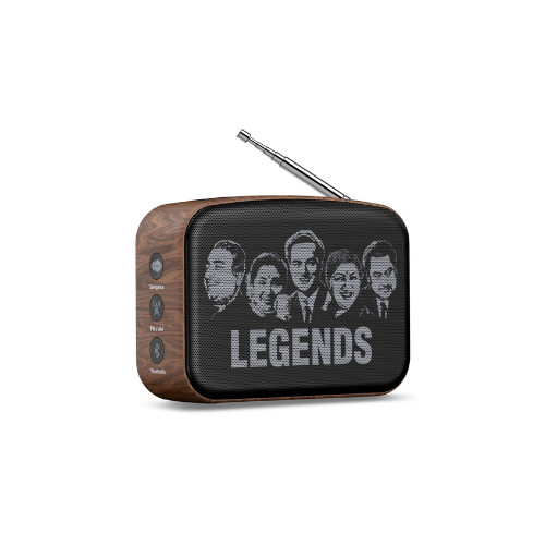 Saregama Carvaan Mini Hindi Portable Hindi Music Player Oakwood Brown