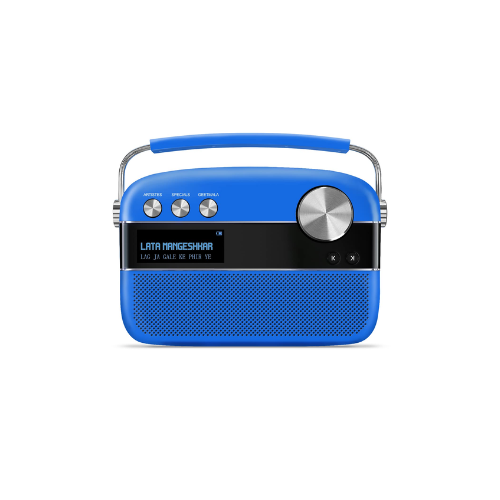 Saregama Carvaan Premium Hindi Portable Music Player Cobalt Blue