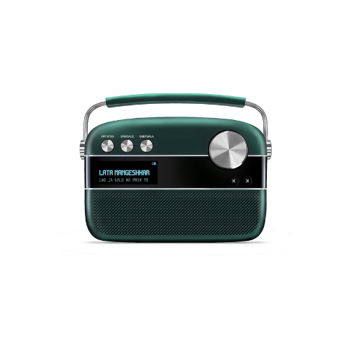 Saregama Carvaan Premium Hindi Portable Music Player Emerald Green