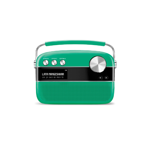 Saregama Carvaan Premium Hindi Portable Music Player Forest Green