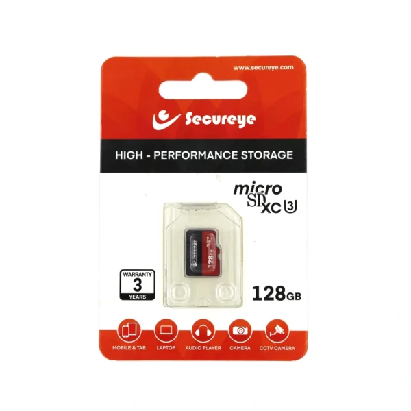Secureye 128GB Micro SD Card – High-Speed Memory Card