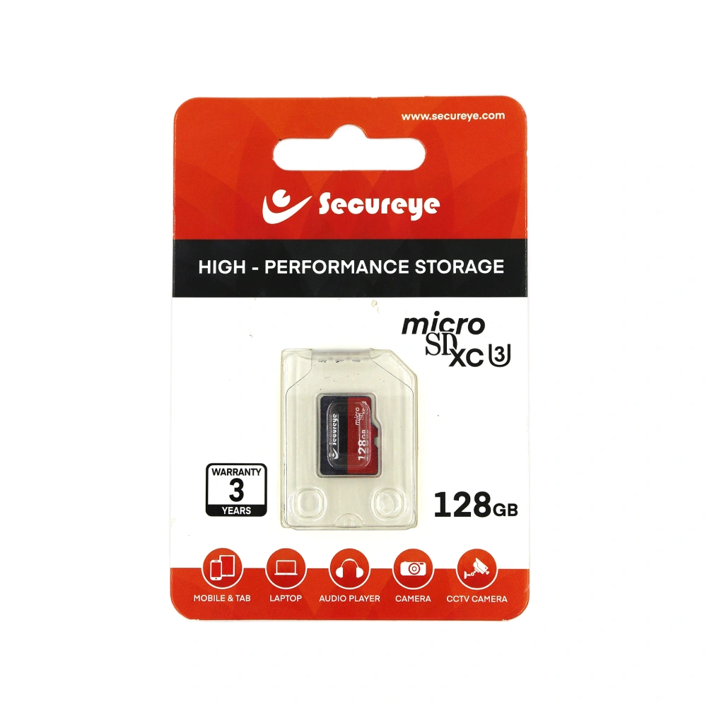 Secureye 128GB Micro SD Card – High-Speed Memory Card