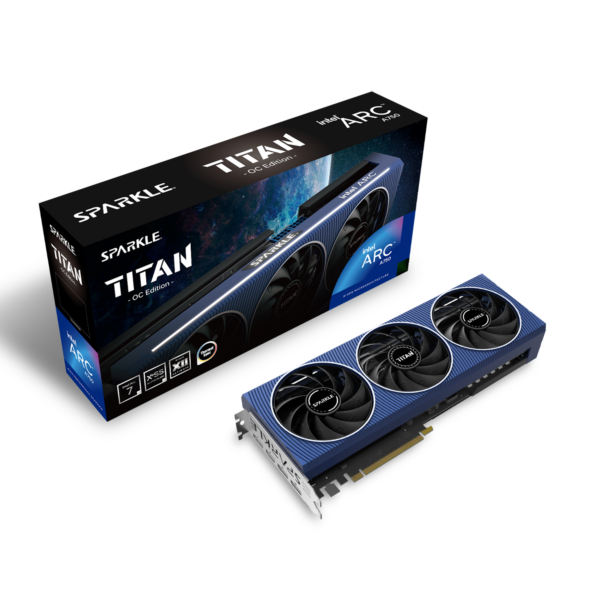 SPARKLE Intel® Arc™ A750 TITAN OC Edition 8GB GDDR6 Graphics Card – SA750T-16GOC