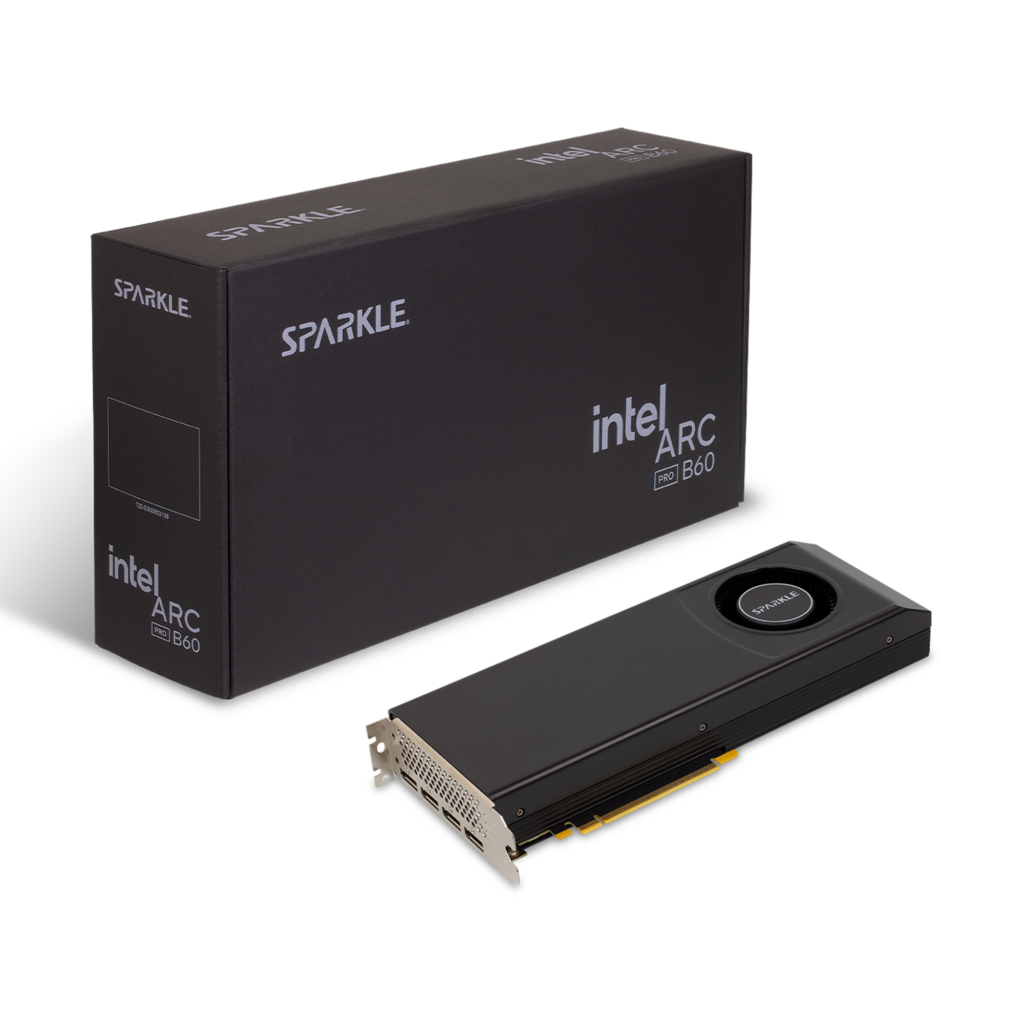 SPARKLE Intel® Arc™ Pro B60 Blower 24GB Graphics Card – SBP60W-24G