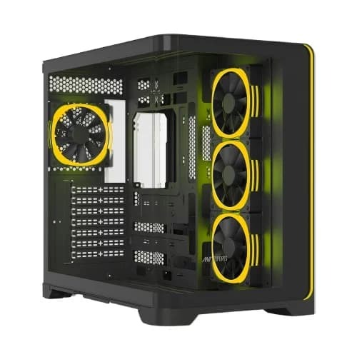 Ant Esports Crystal ARC Gaming Cabinet – Black
