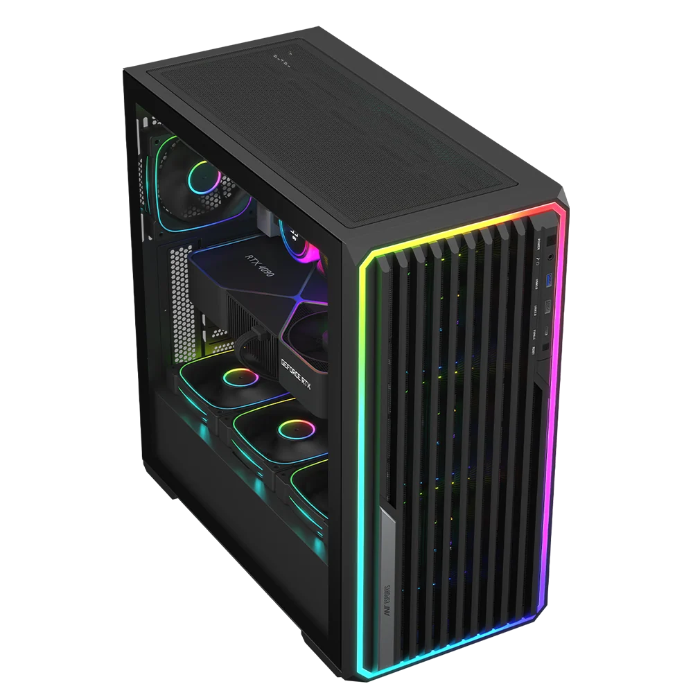 ANT ESPORTS MESHX 360 Gaming Cabinet Black