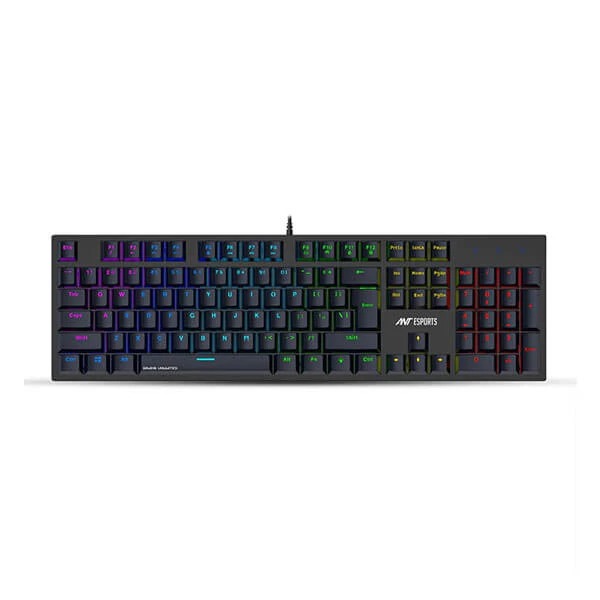 Ant Esports MK3400 Pro V3 Mechanical Gaming Keyboard – Outemu Blue Switches Black
