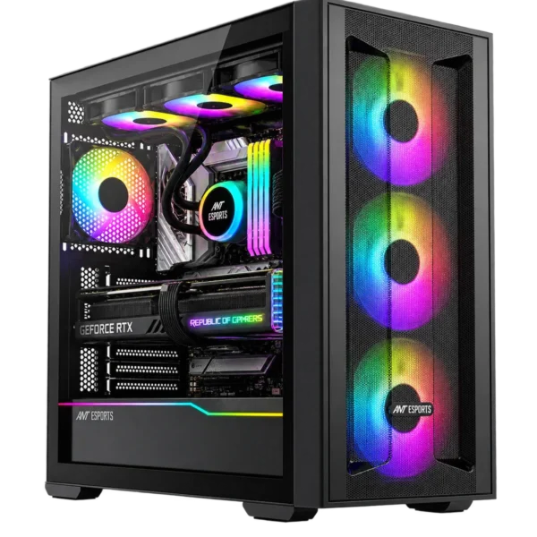 ANT ESPORTS TITAN CORE 360 Gaming Cabinet Black ANT ESPORTS TITAN CORE 360 Gaming Cabinet Black
