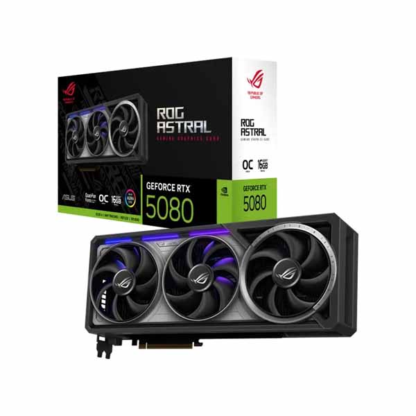 ASUS ROG Astral GeForce RTX 5080 OC Edition 16GB GDDR7 Graphics Card