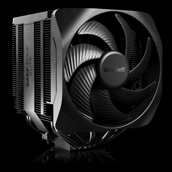 be quiet! DARK ROCK ELITE Black – Silent Dual-Tower CPU Air Cooler