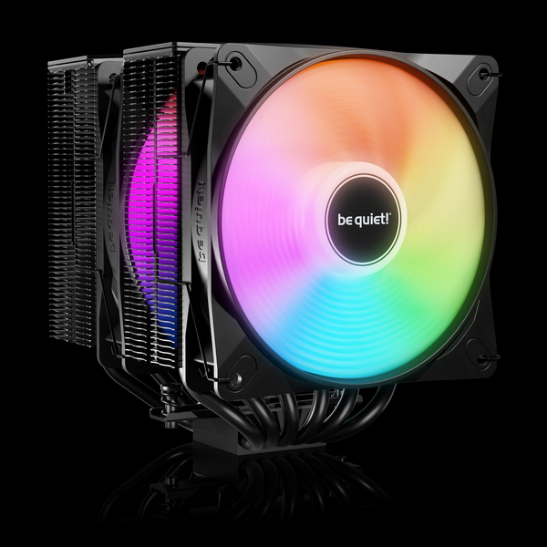 be quiet! Pure Rock Pro 3 LX Black ARGB CPU Cooler Dual-Tower Silent Air Cooling Performance