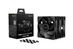 be quiet! Pure Wings 3 120mm PWM Reverse Black Fans – 3-Pack