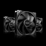 be quiet! Pure Wings 3 120mm PWM Reverse Black Fans – 3-Pack