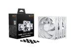 be quiet! Pure Wings 3 120mm PWM Reverse White Fans – 3-Pack