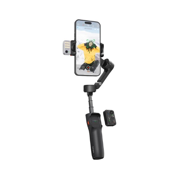 Hohem iSteady V3 Foldable 3-Axis Smartphone Gimbal Stabilizer | AI Tracking, Portable Design & Built-In Extension Rod