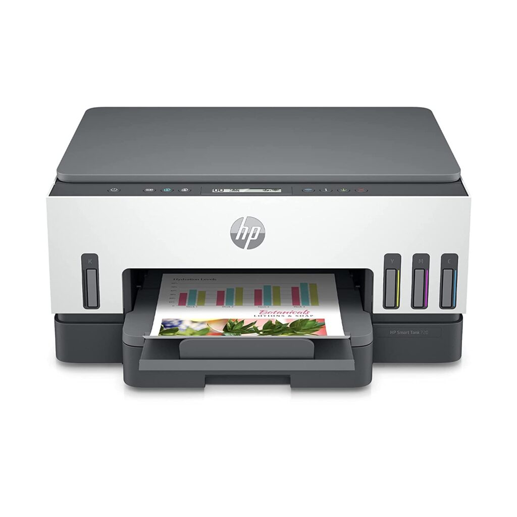 HP 720 Wi-Fi Duplex Colour Ink Tank Printer – Smart-Guided Button