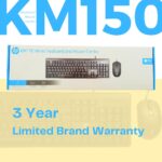 HP KM150 Wired Keyboard and Mouse Combo Full-Size Keyboard and Optical Mouse Set HP KM150 Wired Keyboard and Mouse Combo Full-Size Keyboard and Optical Mouse Set