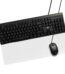 HP KM150 Wired Keyboard and Mouse Combo Full-Size Keyboard and Optical Mouse Set