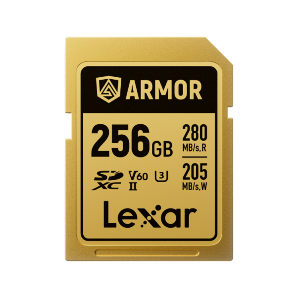 Lexar ARMOR GOLD 256GB SDXC UHS-II Memory Card