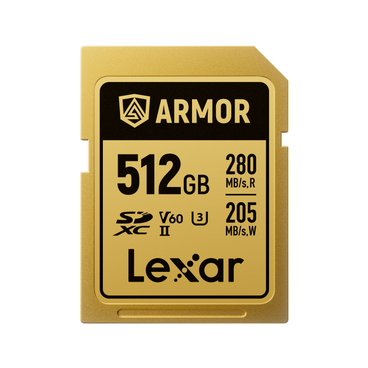 Lexar ARMOR GOLD 512GB SDXC UHS-II Memory Card
