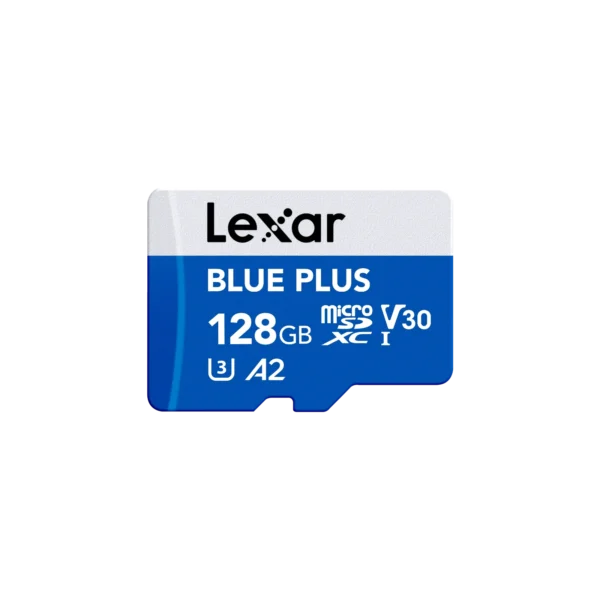 Lexar BLUE PLUS 128GB microSDXC UHS-I Memory Card