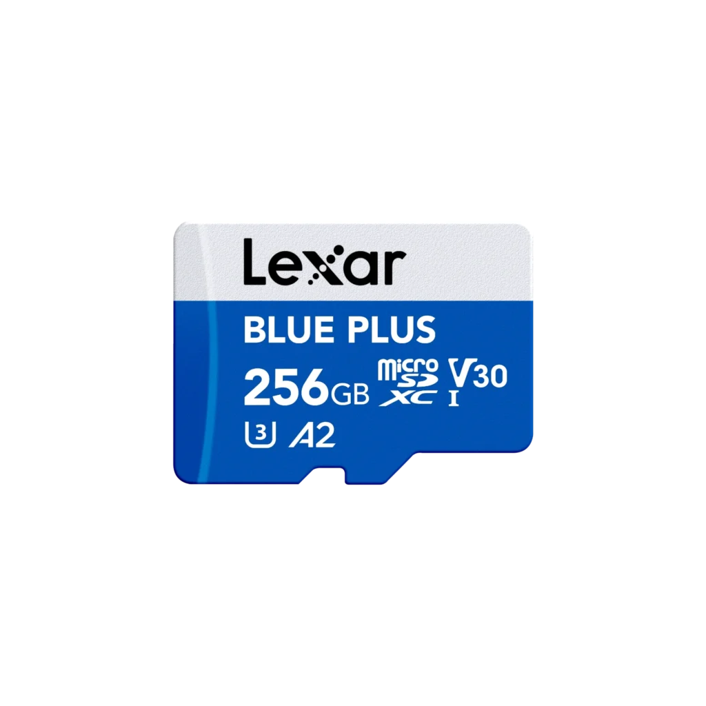 Lexar BLUE PLUS 256GB microSDXC UHS-I Memory Card
