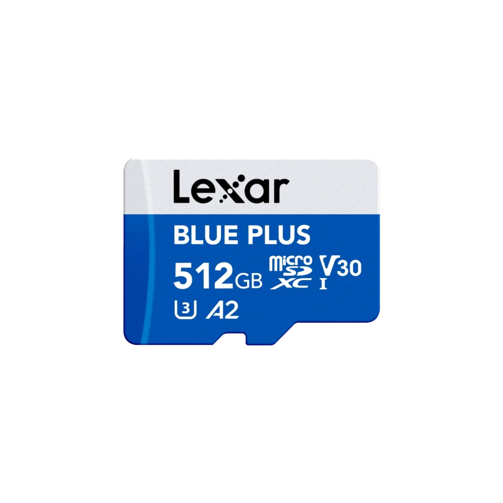 Lexar BLUE PLUS 512GB microSDXC UHS-I Memory Card