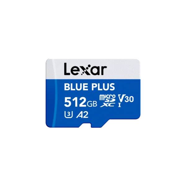 Lexar BLUE PLUS 512GB microSDXC UHS-I Memory Card