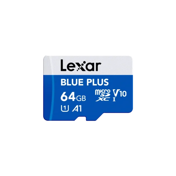Lexar BLUE PLUS 64GB microSDXC UHS-I Memory Card