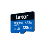 Lexar High-Performance 633x BLUE Series 128GB microSDXC UHS-I Memory Card