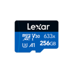 Lexar High-Performance 633x BLUE Series 256GB microSDXC UHS-I Memory Card
