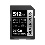 Lexar Professional SILVER PLUS 512GB SDXC UHS-I Memory Card | LSDSIPL512G-BNNNG